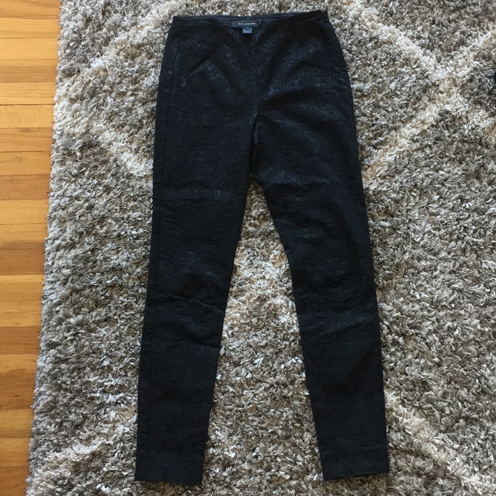 Skinny side zip St. John Trousers
